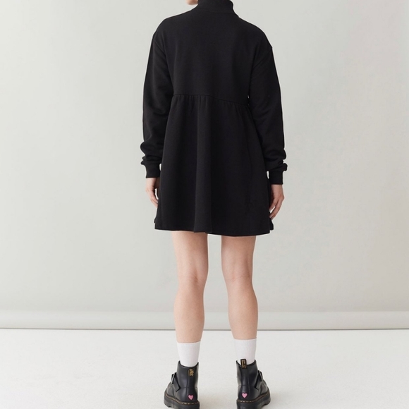 lazy oaf babydoll sweatshirt dress - Picture 2 of 2